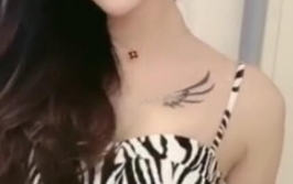 眼部纹身小姐姐,时尚与个性的独特演绎